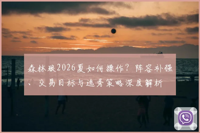 森林狼2026夏如何操作？阵容补强、交易目标与选秀策略深度解析